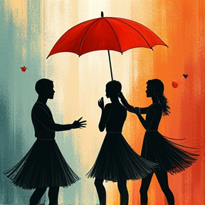 La danse des parapluies 