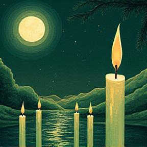 Green Candles to the Moon