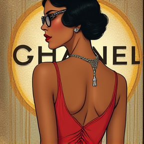 Chanel flapper dress