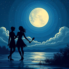  Dancing in the moonlight