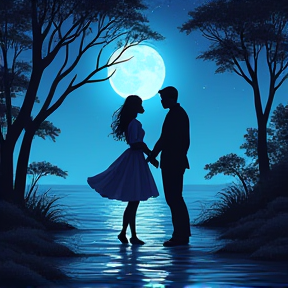  Dancing in the moonlight