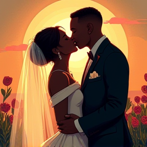 Black Wedding Love