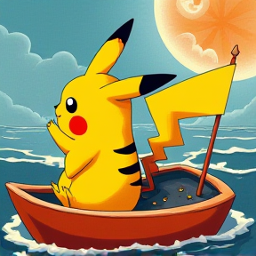 Wreck of the crly m. Pikachu 