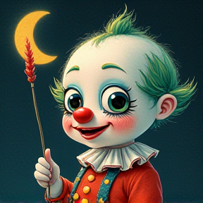 Moonlit Clown