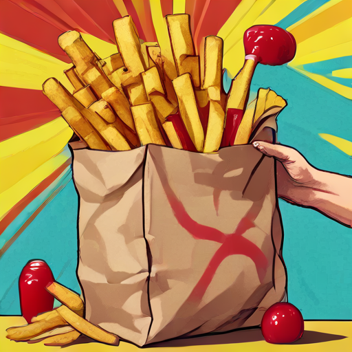 Fridge fries in the bag