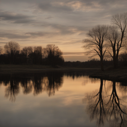 in den Sonnenuntergang