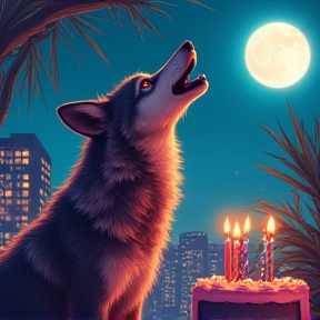 Joyeux Anniversaire, Loup Blanc