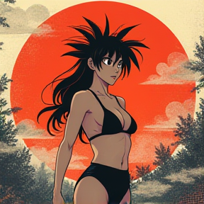 Fondo de bikini contra Goku