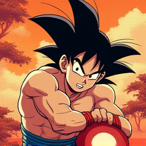 Fondo de bikini contra Goku