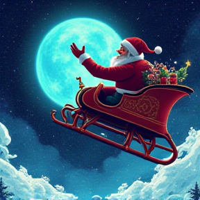 Santa's Cosmic Sleigh