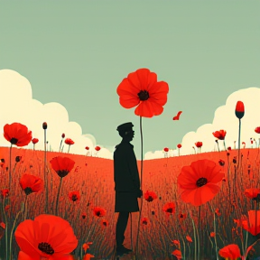 Lost in love where poppies grow