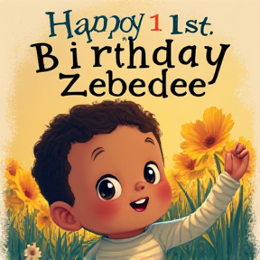 Happy 1st Birthday Zebedee