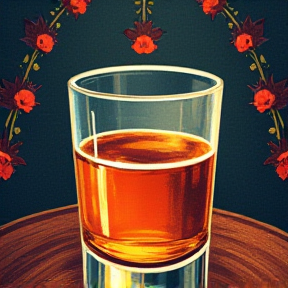 Love in a whisky glasd