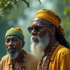 Rasta Rentner auf Jamaica