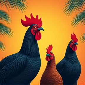 Disco Chickens