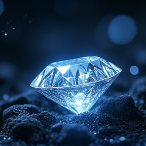 Diamonds glow in the dark