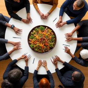 Almoço solidário da DGP