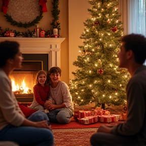 Weihnachten im Kreis der Familie