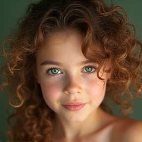 Curly Locks and Emerald Eyes