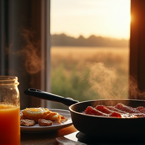 Morning in the Wheat Fields