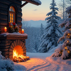 Frosty Christmas night