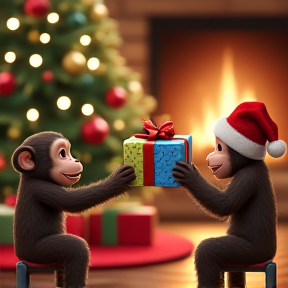 Tis monkeymans Christmas 