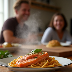 Yusuf's Salmon Pasta Bake