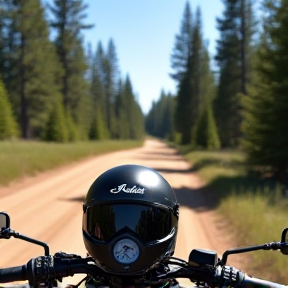 Danny and His Indian Scout in Bastrop