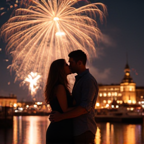 Silvester im Hafen