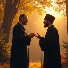 Rabbi Leib and Cantor Zarkh