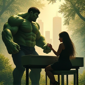 Hulk y las chicas de la guitarra