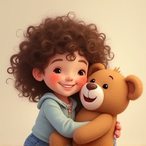 Curly Locks and Teddy Bear