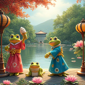 Frogs in Kyoto