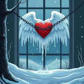 Snowfall Heart