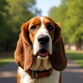 Flutie the Basset Hound