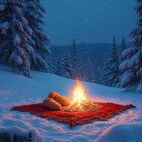 Snowflakes and Fireside Dreams