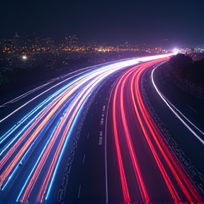 audi on the highway