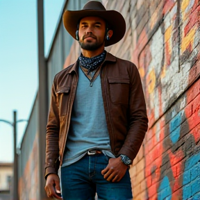 Cowboy with a Slinky