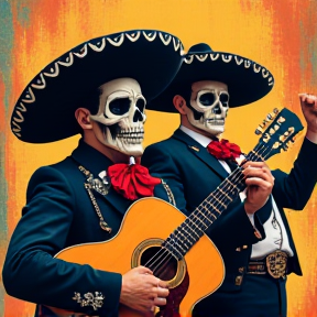 El trío calavera