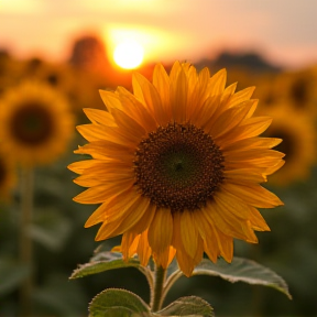 Sunflowers in Winter Dreams