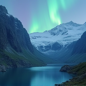 Motorradfahrer Norwegen Mystisch Fjorde