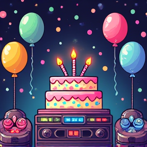 Pixel Party (Happy Birthday Aaron Edition)