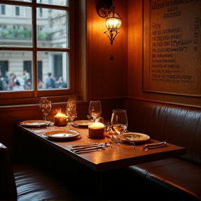 В ресторане