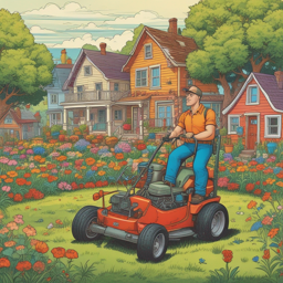 Billy and His Mower