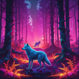 Wolf in the Woods