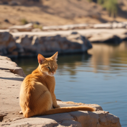 Shaina the Sun Bathing Cat