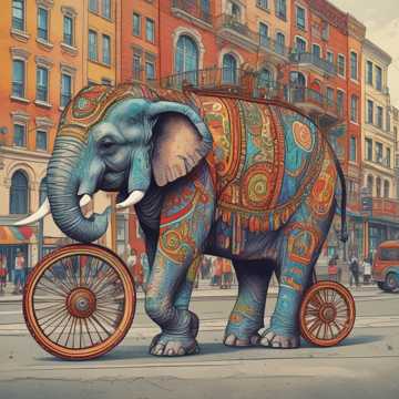 Elephant and the Wheels of the Bus