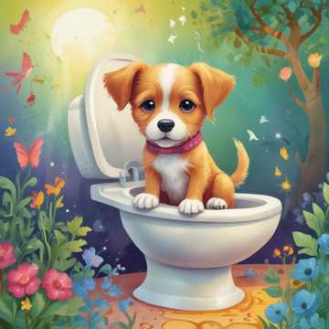 Pupu on the Potty