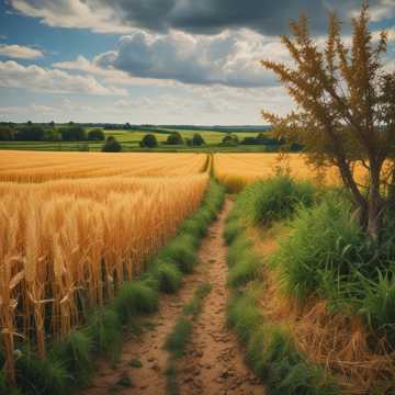 Ein Bett im Kornfeld 