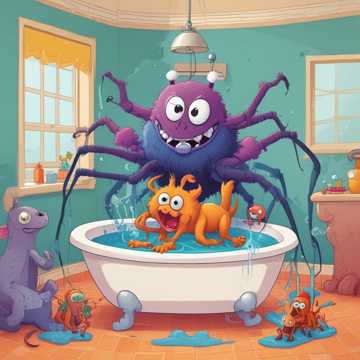 Spider In Da Bath